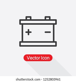 Car Battery Icon Vector Illustration Eps10