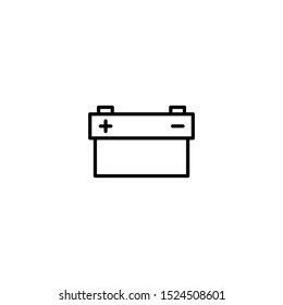 car battery icon vector illustration
