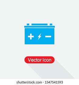 Car Battery Icon Vector Illustration Eps10