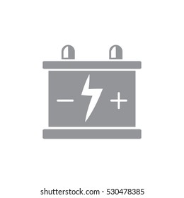 car battery, icon, vector illustration EPS 10