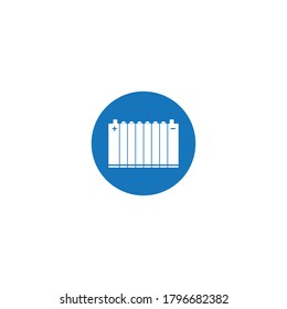 Car Battery Icon Vector Template illustration design