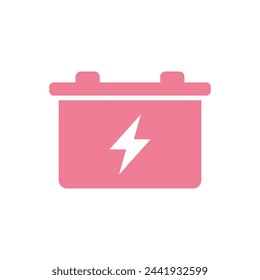 Car Battery Icon Vector Template Illustration Design