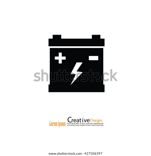 car
battery icon.battery icon.vector
illustration.