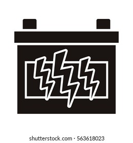 Car battery isolated