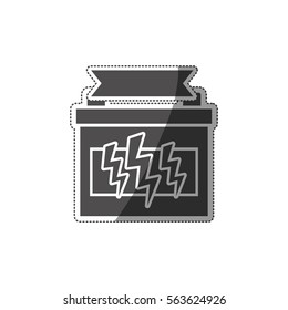 Car battery isolated