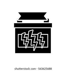 Car battery isolated