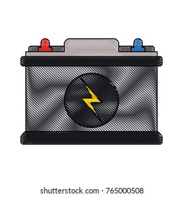 Car battery isolated