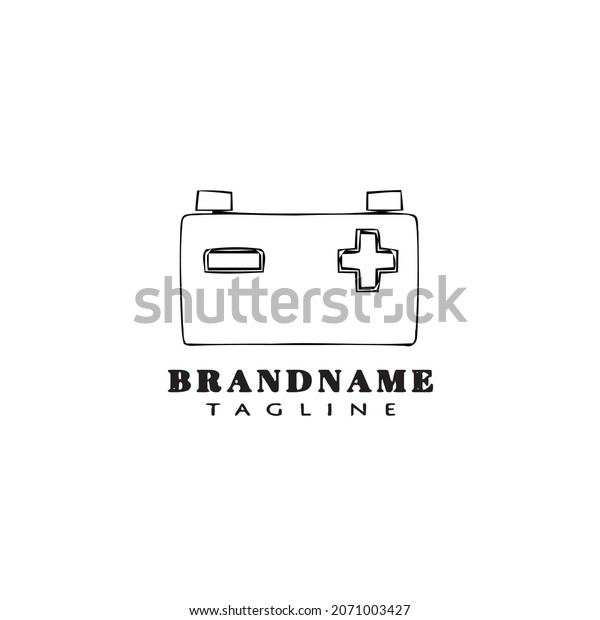 car battery\
logo icon modern template vector\
cute