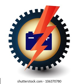 Car battery stickers