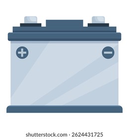 Car battery is supplying energy for starting an engine and powering electrical components