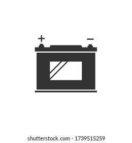 Design-Symbol für Fahrzeugbatterie