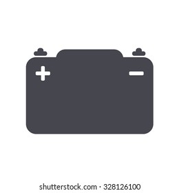 car battery vector icon