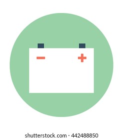 Car Battery Vector Icon