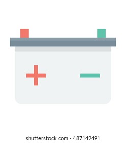 Car Battery Vector Icon