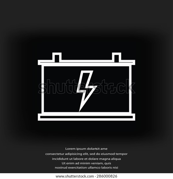 car battery vector\
icon