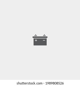 Car battery vector icon illustration sign