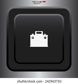 car battery, vector illustration, EPS 10