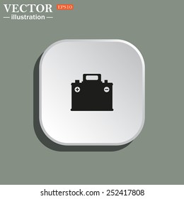 car battery, vector illustration, EPS 10