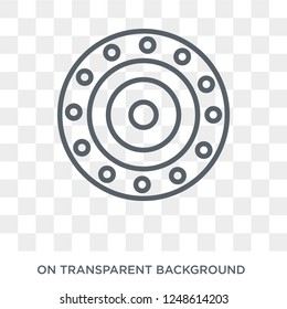 car bearing icon. car bearing design concept from Car parts collection. Simple element vector illustration on transparent background.