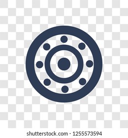 car bearing icon. Trendy car bearing logo concept on transparent background from car parts collection