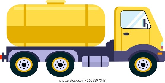 coche grande amarillo sin Vector de fondo