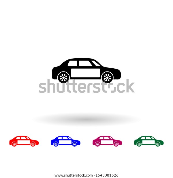 car,\
billboard multi color icon. Simple glyph, flat vector of Billboards\
icons for ui and ux, website or mobile\
application