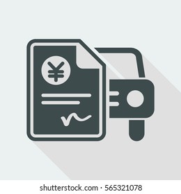 Car billing document - Yen