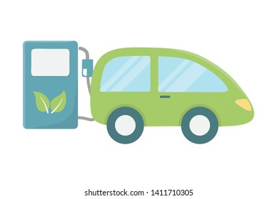 Car with bio and natural fuel design