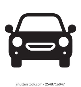 A car black color illustration with white background 