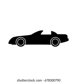 Car black icon .