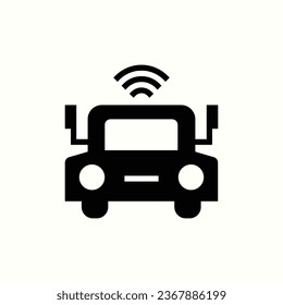 car black icon, isolated icon in light background, perfect for website, blog, logo, graphic design, social media, UI, mobile app