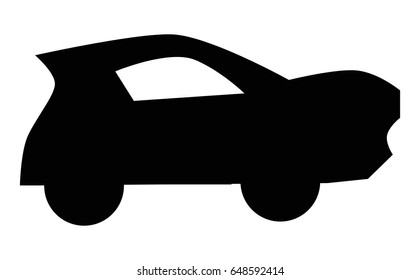 car black icon vector