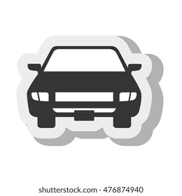 car black sedan transport design
