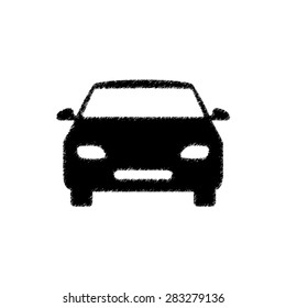 Car  - black vector icon
