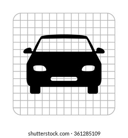 Car  - black vector icon