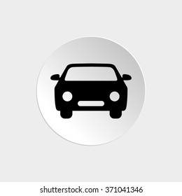 car -  black vector icon