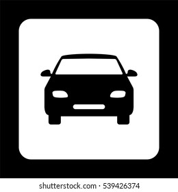 Car -  black vector icon