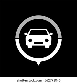 car - black  vector icon