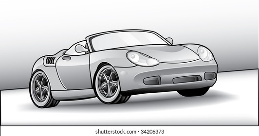 Car black & white