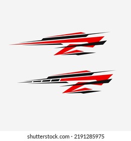 car body decal vector. yacht decals