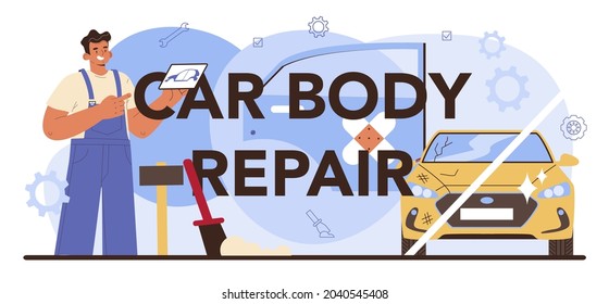 Auto Body Stock Vectors Images Vector Art Shutterstock