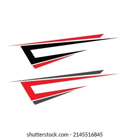 vector de diseño de pegatinas para el cuerpo del coche. pegatina de modificación de coches
