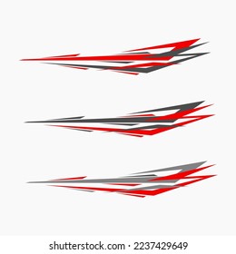 car body sticker design vector