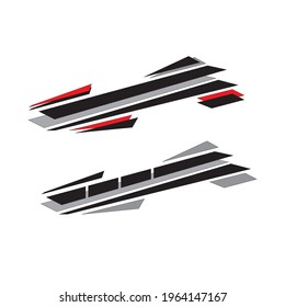car body sticker template design