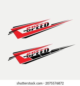 car body sticker template design vector. car sticker print 