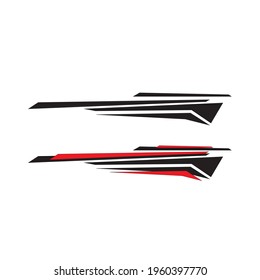 car body sticker vector design
