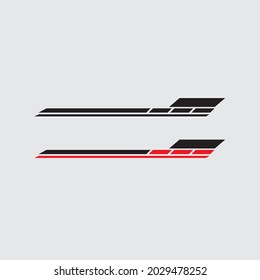 car body sticker vector design