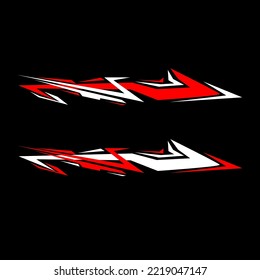 car body sticker vector design