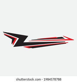 car body template sticker vector design