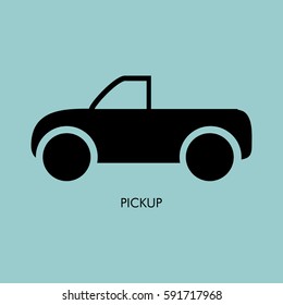 Car body type vector flat style illustration icon.